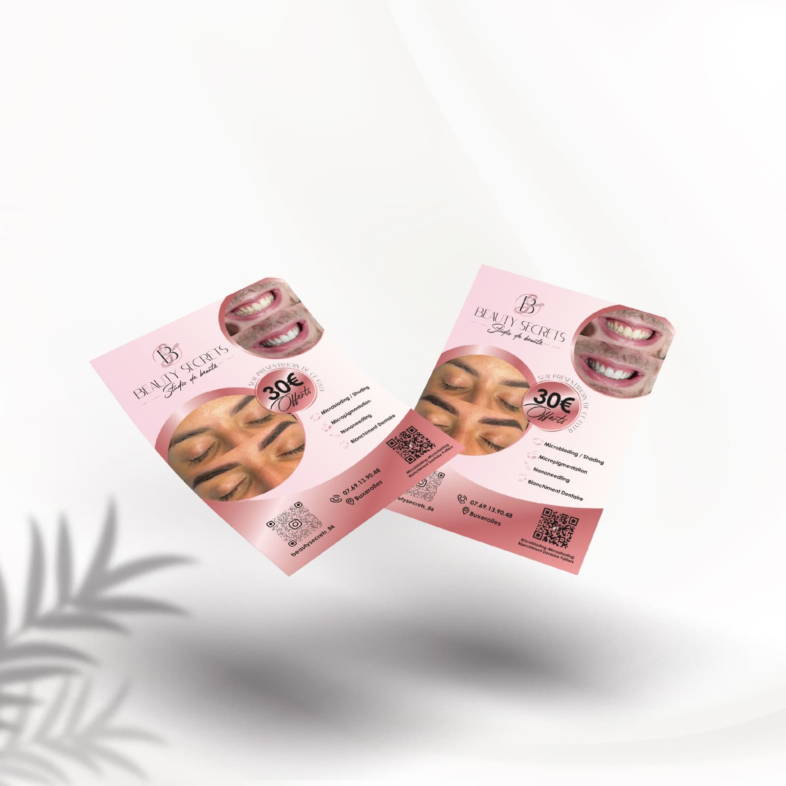 Flyers promotionnels Beauty Secrets
