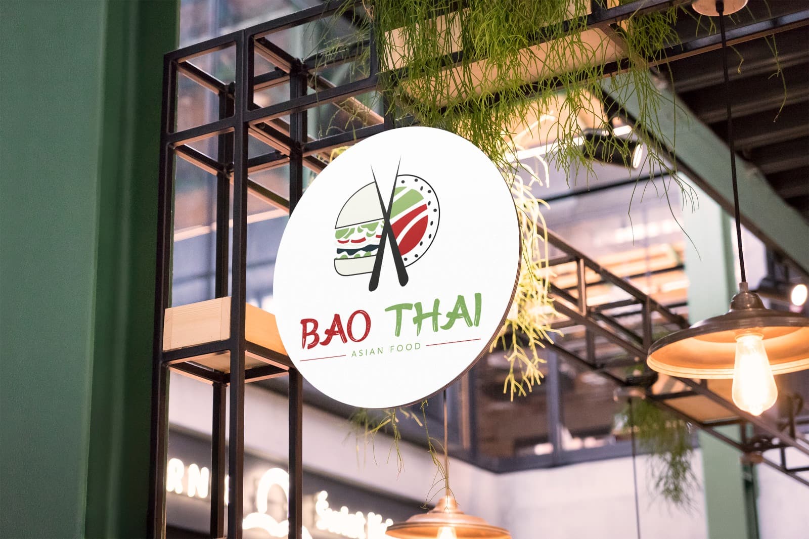 Panneau Bao Thai Asian Food