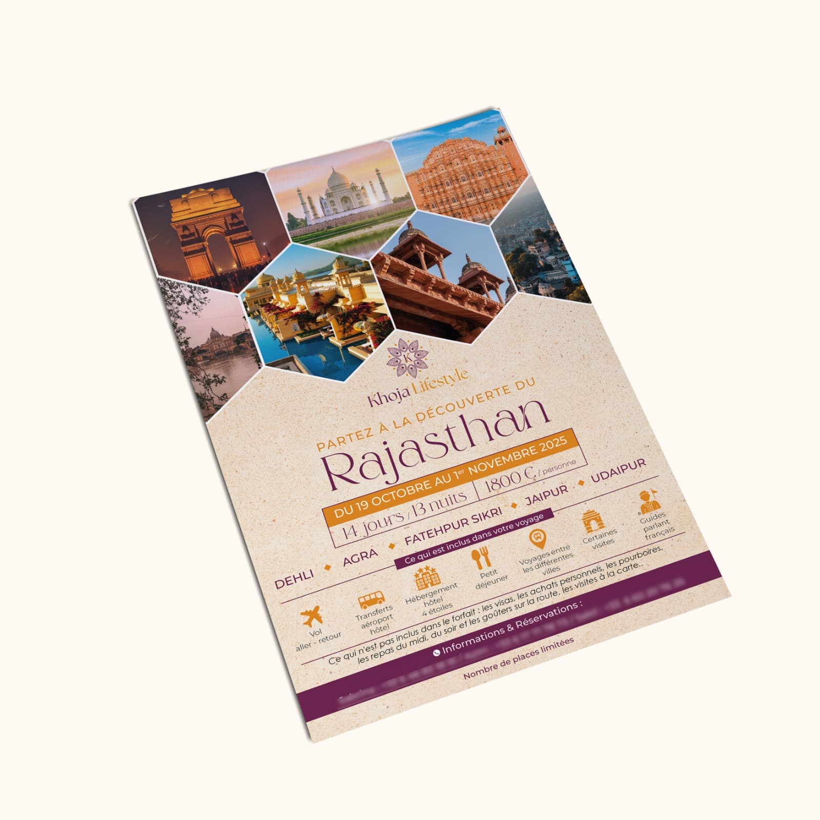 Flyer Rajasthan Khoja Lifestyle